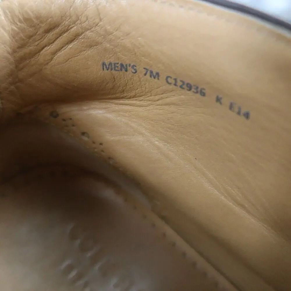Cole Haan Shoes Mens 7 Boots Dress Chukka Desert Grand Os Brogue Leather Brown